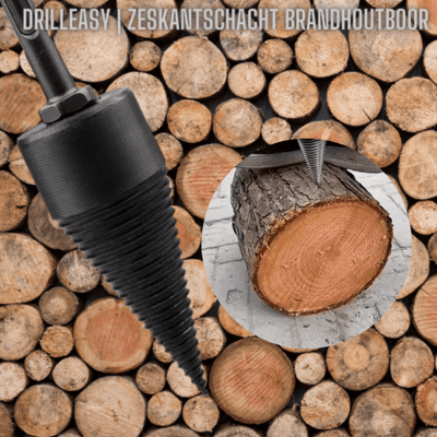 DrillSplitter | Krachtig en efficiënt houtkloven