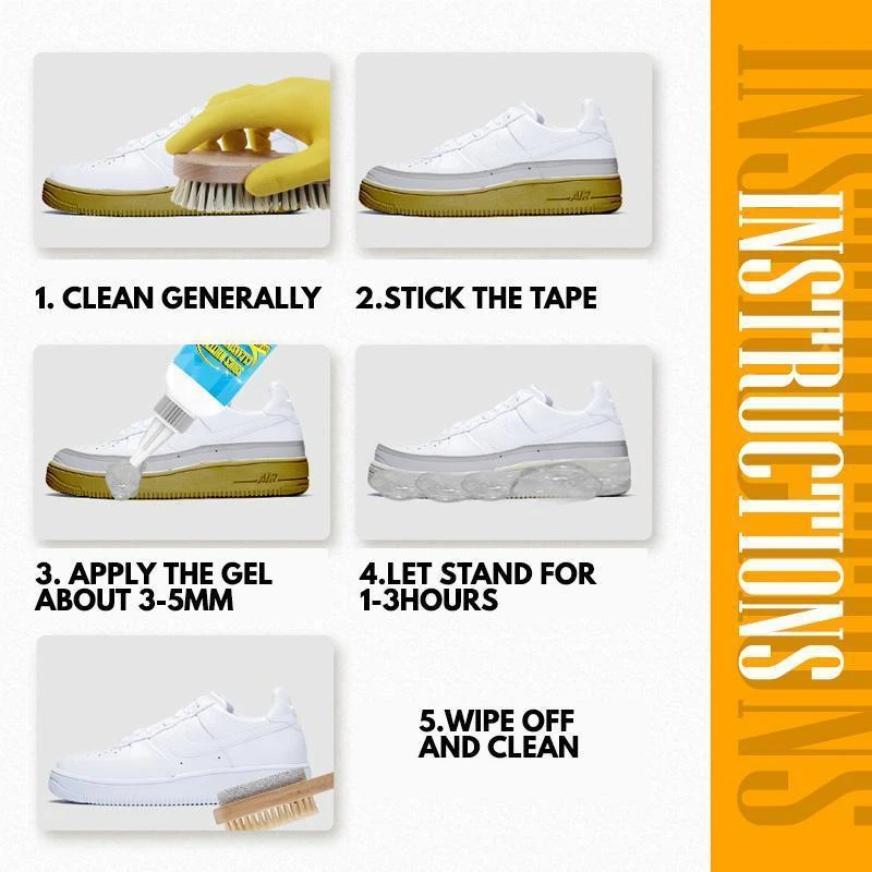 CleanKicks | Wittere schoenzolen in een handomdraai (1+1 GRATIS)