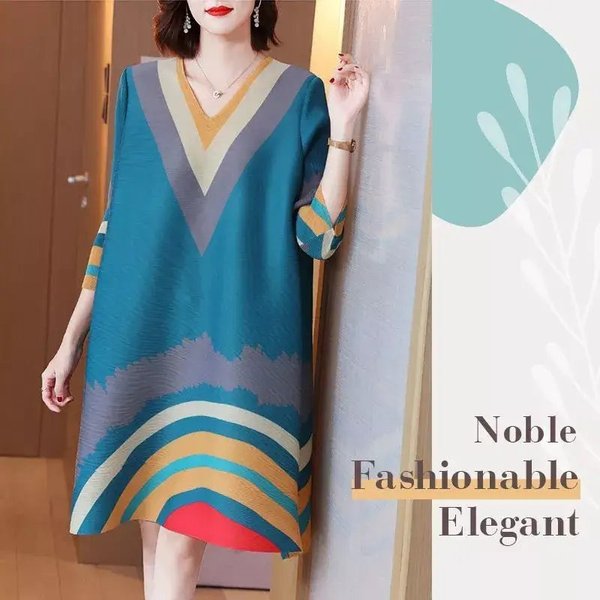 Caro Moda™ French Fashion Dress | Afslankend Design