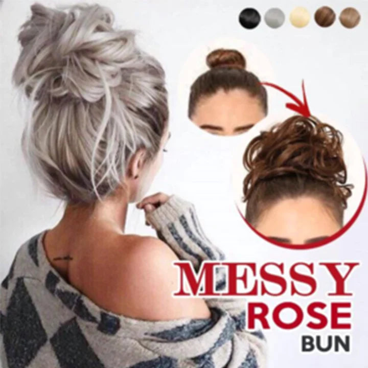 Messy Rose Bun | Scrunchie