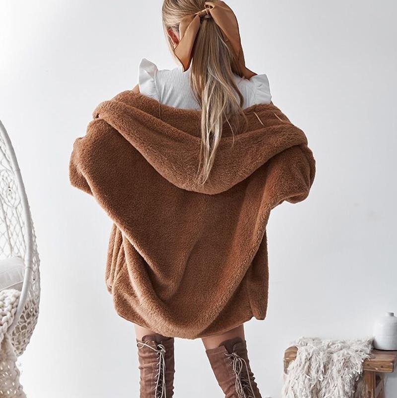 Carro Moda™ Zara Fleece Jas | Casual & Hooded