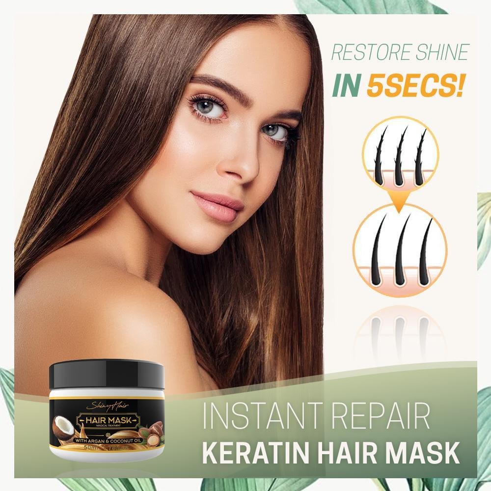 Keratin Hair Repair Mask (1+1 GRATIS)