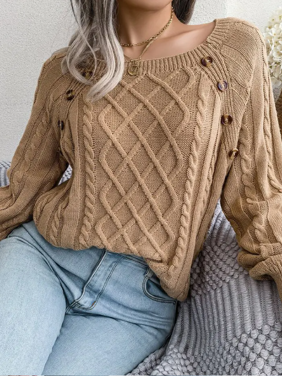 Carro Moda | Danette Button Sweater