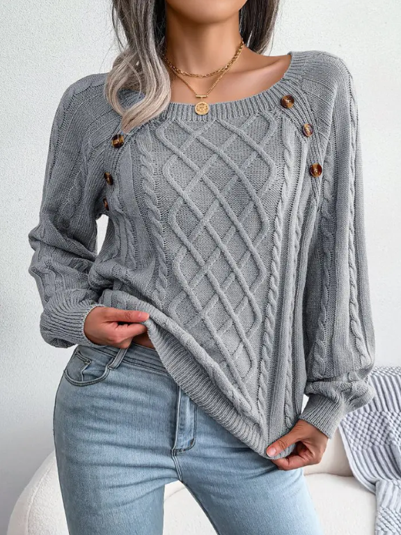 Carro Moda | Danette Button Sweater