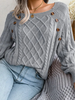 Laden Sie das Bild in den Galerie-Viewer, Carro Moda | Danette Button Sweater