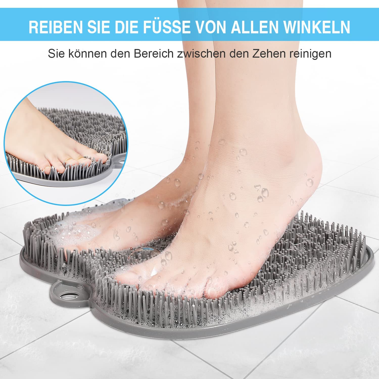 Foot Scrub Mat™ | Bevrijd je voeten van vuil en bacteriën in enkele seconden!