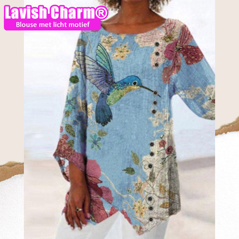 Lavish Charm® | Blouse met licht motief