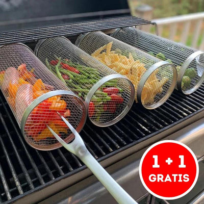 GrillMaster | Handige grillmand voor de barbecue (1+1 GRATIS)