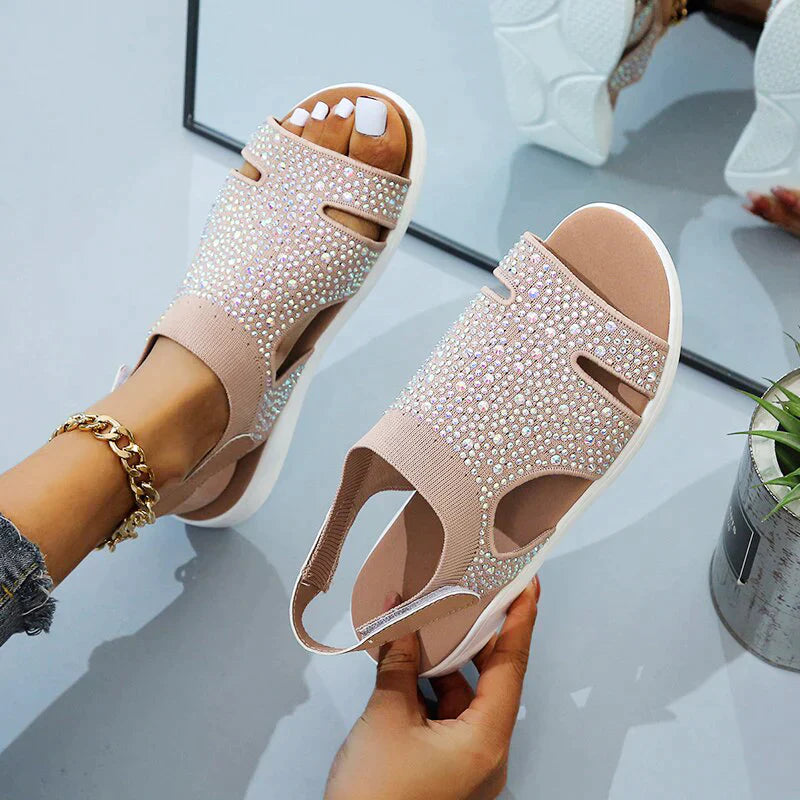 Merel Glitter Sandalen™ | Comfort en glamour in één sandaal